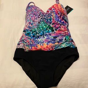 Profile by Gottex bandeau one piece swimsuit - NWT - Size 12